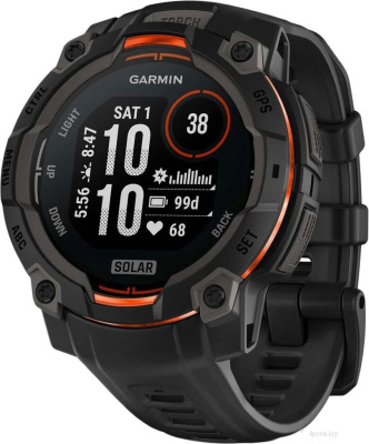Умные часы Garmin Instinct 3 Solar 45 мм (черный) 
