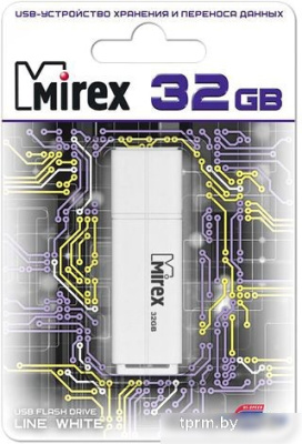 USB Flash Mirex Color Blade Line 32GB (белый) [13600-FMULWH32] 