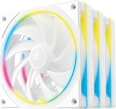 Комплект вентиляторов для корпуса DeepCool FL12 SE WH 3IN1 R-FL12SE-WHAPN3-G 