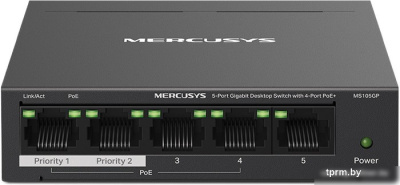 Неуправляемый коммутатор Mercusys MS105GP 