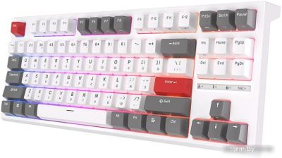 Клавиатура Royal Kludge RK-R87 RGB (белый, RK Brown) 