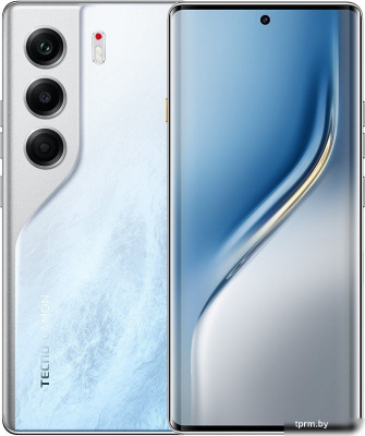 Телефон Tecno Camon 40 Pro 5G 8GB/256GB (ледяной белый) 