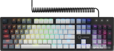 Клавиатура Lorgar Azar 514 (черный/белый) 