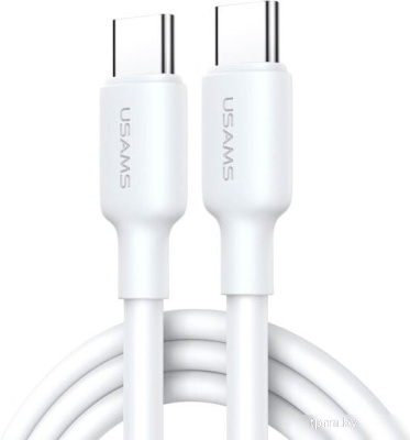 Кабель Usams U84 US-SJ614 USB Type-C - USB Type-C (2 м, белый) 