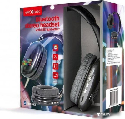 Наушники Gembird BHP-LED-02-BK 