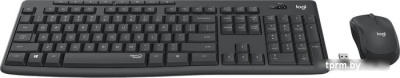 Клавиатура + мышь Logitech MK295 Silent (черный) 