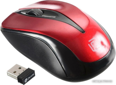 Мышь Oklick 675MW (красный) 