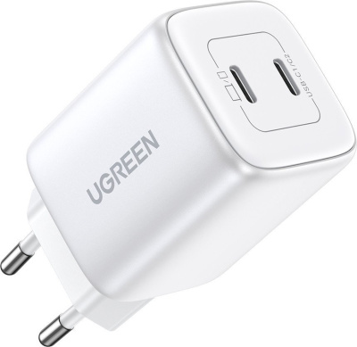 Сетевое зарядное Ugreen CD294 15327 (белый) 