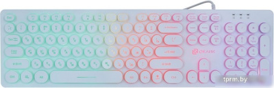 Клавиатура Oklick 420MRL (белый) 