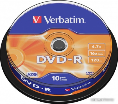 Verbatim 4.7Gb 16x 43523 (10 шт.) 