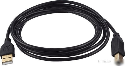 Кабель GoPower 00-00027492 USB Type-A - USB Type-B (1.8 м, черный) 