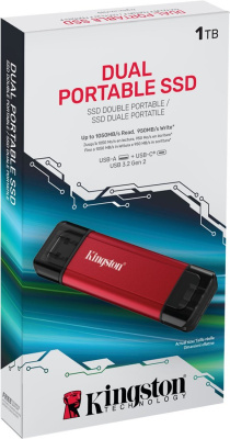 Kingston Dual Portable SSD SPSD/1TB 