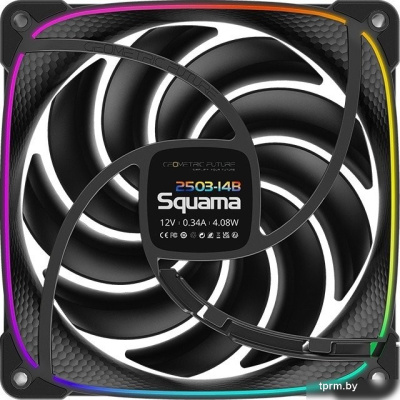 Вентилятор для корпуса Geometric Future Squama 2503-14 (черный) 