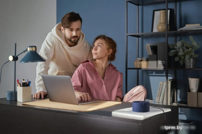 Яндекс Станция Мини 2 без часов (синий сапфир) 