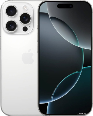 Телефон Apple iPhone 16 Pro Dual SIM 128GB (белый титан) 