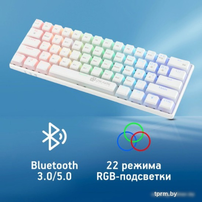 Клавиатура Oklick K763W (белый) 