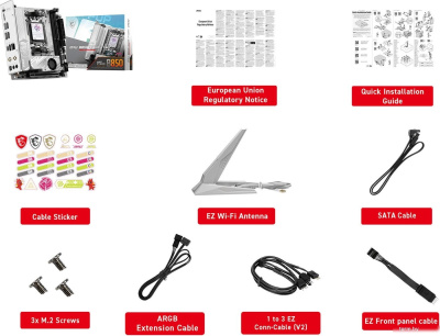 Материнская плата MSI MPG B850I Edge TI WiFi  Материнская плата MSI MPG B850I Edge TI WiFi