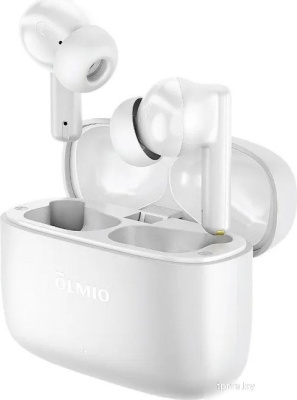 Наушники Olmio TWE-15 (белый) 