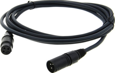Кабель Planet Waves PW-CMIC-25 XLR - XLR (7.5 м, черный) 