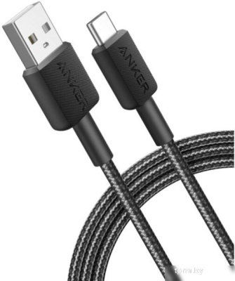 Кабель Anker USB Type-A - USB Type-C A81H5G11 (0.9 м, черный) 