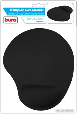 Коврик для мыши Buro BU-GEL (черный) 