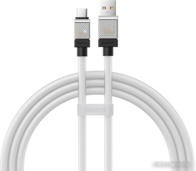 Кабель Baseus CoolPlay Series USB Type-A - USB Type-C 662802352B (1 м, белый) 