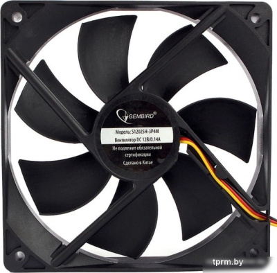 Вентилятор для корпуса Gembird S12025H-3P4M 