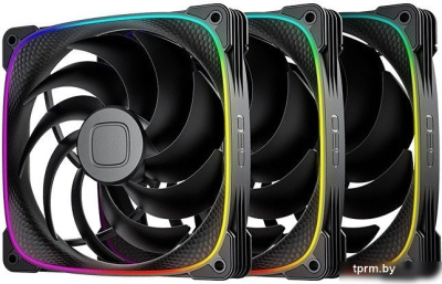Комплект вентиляторов для корпуса Geometric Future Squama 2503-14 Triple Pack (черный) 