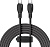 Кабель Baseus Pudding Series Fast Charging Cable 100W USB Type-C - USB Type-C (2 м, черный) 