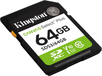 Kingston Canvas Select Plus SDXC 64GB SDS3/64GB 
