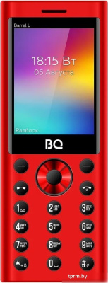 Кнопочный телефон BQ BQ-2458 Barrel L (красный) 