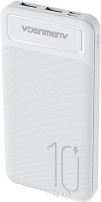 Внешний аккумулятор VDENMENV DP09 10000mAh (белый) 