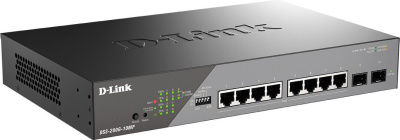 Управляемый коммутатор 2-го уровня D-Link DSS-200G-10MP/A1A 