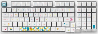 Клавиатура Akko 3098B Doraemon Rainbow (Akko CS Jelly Pink) 