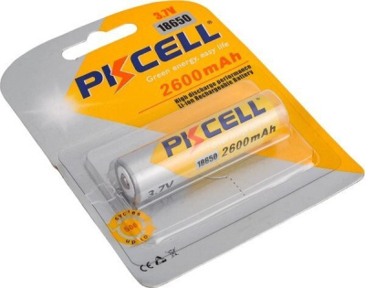 Аккумулятор PKCELL 18650 2600-1B 