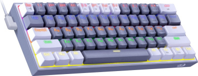 Клавиатура Redragon Fizz (Redragon Melt-Gold, серый/белый) 