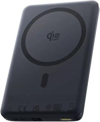 Внешний аккумулятор Baseus PicoGo AM52 Slim Qi2.2 Magnetic Power Bank 45W 10000mAh (черный) 