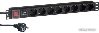 Блок розеток ExeGate ServerPro PDU-19H807 Al-8S-EU2-SW-SPD1 
