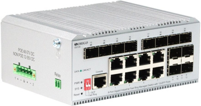 Промышленный управляемый L2 коммутатор ORIGO OI3120/A1A 8x1000Base-T, 12x1000Base-X SFP OI3120/A1A 