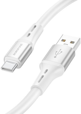 Кабель Borofone BX88 USB Type-A USB - Type-C (1 м, белый)