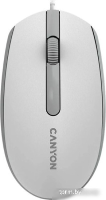 Мышь Canyon M-10 (белый/серый) 