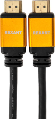 Кабель Rexant HDMI - HDMI 17-6002 (1 м, черный)