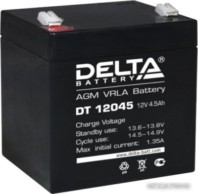 Аккумулятор для ИБП Delta DT 12045 (12В/4.5 А·ч) 