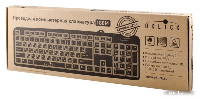 Клавиатура Oklick 180M PS/2 