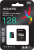 Карта памяти A-Data Premier Pro AUSDX128GUI3V30SA2-RA1 microSDXC 128GB (с адаптером) 
