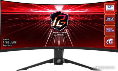 Игровой монитор ASRock Phantom Gaming PG34WQ15R2B 