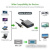 Ugreen 10459 Mini DisplayPort - VGA (0.15 м, черный) 