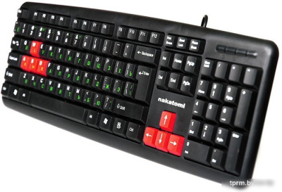Клавиатура Nakatomi KN-02U Black-Red 