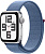 Умные часы Apple Watch SE 2 40 мм (алюминиевый корпус, серебристый/синий шторм, нейлоновый ремешок) 