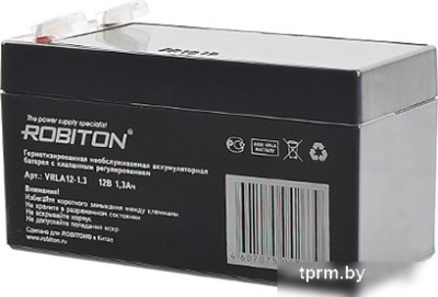 Аккумулятор для ИБП Robiton VRLA12-1.3 (12В/1.3 А·ч) 